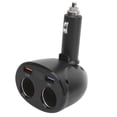 thumbnail image 1 of Adaptador de cargador de enchufe para encendedor de cigarrillos, divisor de puerto USB Dual, distribuidor electrónico para automóvil, 1 of 12
