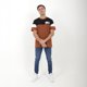 thumbnail image 2 of Playera K-Swiss MTS012 Para Hombre Color Café, 2 of 4