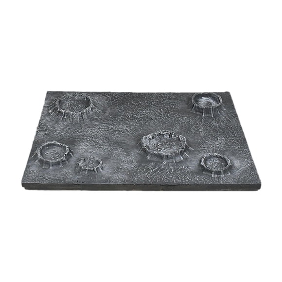 arctrm Lunar Rover Plate Small Dot Building Block Lunar Scene Prop Decor Miniature Moon C