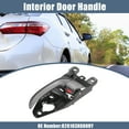 thumbnail image 2 of Unique Bargains Front Left Rear Left Interior Door Handle Black Gray Fit for Hyundai Elantra 2011-2016 No.826103X000RY, 2 of 7