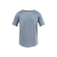 thumbnail image 5 of No Boundaries Men's & Big Men's Longline Curved Hem Elongated Tee Shirt, 2-Pack, Sizes XS-5XL, 5 of 7