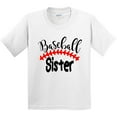 thumbnail image 3 of Inktastic Baseball Sister Youth T-Shirt, 3 of 5