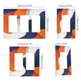 thumbnail image 2 of Yayeee Rocker Switch Wall Plate 1-Gang 4.6"x2.9" Home Decorative Outlet Cover, Blue Abstract Wavy, 2 of 6