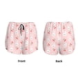 thumbnail image 3 of KLL Rabbit And Cherry Pattern Shorts Women,Athletic Shorts High Waisted Running Shorts Pocket Sporty Short Gym Elastic Workout Shorts-Small, 3 of 7