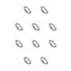 thumbnail image 1 of Naiovety Llavero con hebilla en forma de D, tornillo de liberación rápida, mosquetón de bloqueo, conector de cadena de viaje para acampar, M3 10Conjunto, 1 of 6