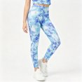 thumbnail image 2 of Gibobby Girls High Waist Yoga Pants Athletic Leggings Kids Toddler Girls 2T 3T 4T 5T 6T Dance Running Yoga Pants Stretchy Workout Active Tights Girls Athletic Pants,Sky Blue,Size 5-6T, 2 of 6