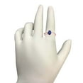 thumbnail image 5 of AoneJewelry 10K 1.00 Carat Sapphire and Diamond Ring In Rose, Yellow White Gold, 5 of 5