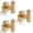 Champagne Gold, variant on 3 Pack Round Bathroom Towel Hooks -Champagne Gold Robe Hooks Coat Hooks Wall Hooks Bathroom Hooks Bedroom Hooks Kitchen Hooks