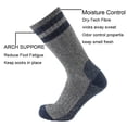 thumbnail image 2 of Calcetines de lana Cerebro Cerebro Merino para hombre, senderismo a media pantorrilla, 2 of 8