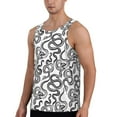 thumbnail image 2 of Haiem Hand Drawn Snake Men Workout Tank Top Gym Bodybuilding Sleeveless Muscle T Shirts Athletic Tank Breathable Workout Shirt-Large, 2 of 9