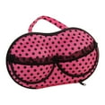 thumbnail image 1 of Hard-Shell Bra Travel Case for Lingerie & Bikinis | EVA Storage Organizer with Mesh Compartment, 1 of 3