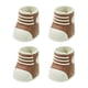 thumbnail image 2 of 4 fundas antideslizantes para patas de sillas, duraderos deslizadores de muebles con zapato, protectores suaves para patas de sillas, para el Marrón Sunnimix Protectores de suelo, 2 of 8