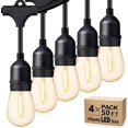 thumbnail image 1 of Guirnaldas de luces Svater 4x15 LED 200 pies IP65 impermeables, blanco cálido, 1 of 7