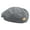 Slate, variant on Cute Golden Fish Logo Embroidered Big Size Men's Linen Ivy Cap - Khaki 2XL-3XL