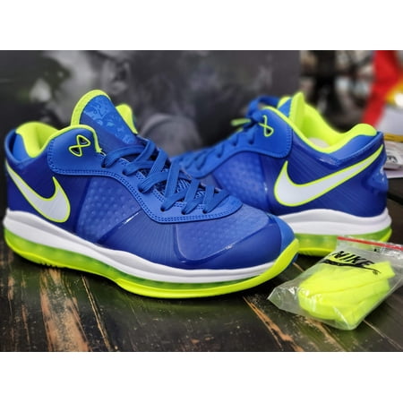 Nike Lebron VIII V/2 Low QS Sprite Blue/White Basketball Shoes DN1581-400 Men