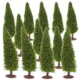 thumbnail image 3 of 12 piezas de juguetes de árbol de carretera en miniatura, decoración de árbol de paisaje, adornos de árbol de mesa de arena, modelos de árboles de calle en miniatura para micropaisaje., 3 of 7