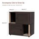 thumbnail image 4 of Garvee mueble de madera para 2 gatos con doble espacio para caja de arena, postes rascadores integrados y compartimentos ocultos, ideal para interiores, 4 of 8