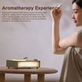 thumbnail image 4 of Graflsoa Modern Aesthetic Bluetooth Speaker with Aromatherapy, Wireless Turntable Design, Built-in Battery, Cream Yellow (Includes 10ml Essential Oil), 4 of 6