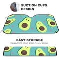 thumbnail image 3 of GZHJMY Car Front Windshield Sunshade UV Heat Protection, Foldable Auto Windshield Sun Visor for SUV Sedan Cute Avocado Pattern, Car Sunscreen Blocks UV Rays Heat 51x27.5inch Keep Vehicle Cool, 3 of 5