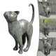 thumbnail image 5 of Beautiful Cat Statue With Rounded Back Garden Decor Resin Outdoor Lawn Yard Sculpture, 5 of 5