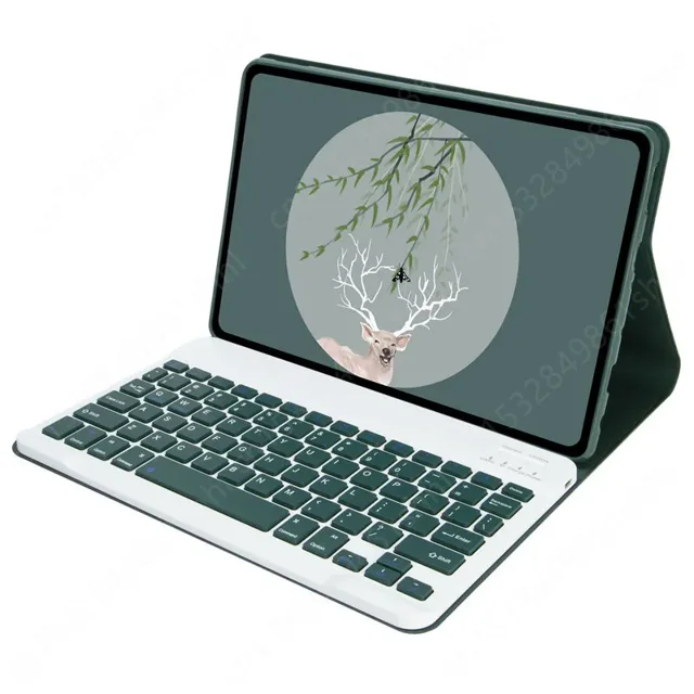 Tablet Case for Honor Pad 9 12.1 inch Keyboard Cover Magnetic Wireless Keyboard Coque For Honor Pad 9 HEY2-W09 HEY2-W19 Case green Korean
