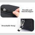 thumbnail image 4 of Bolsa de maquillaje pequeña para monedero Bolsa de cosméticos impermeable Bolsa de viaje con cremallera de gran capacidad con correa desmontable Organizador de cosméticos para mujeres niñas Adepaton WMZY-266-1, 4 of 6