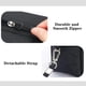 thumbnail image 4 of Bolsa de maquillaje pequeña para monedero Bolsa de cosméticos impermeable Bolsa de viaje con cremallera de gran capacidad con correa desmontable Organizador de cosméticos para mujeres niñas Ofspeizc WMZY-266-1, 4 of 6