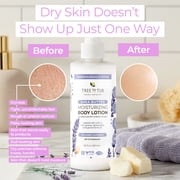 Tree to Tub Lavender Shea Butter Body Lotion for Dry Skin - Moisturizing Sensitive Skin Lotion for Women & Men, Vegan Body Moisturizer w/Organic Aloe Vera, Cocoa Butter, All Natural Colloidal Oatmeal