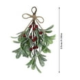 thumbnail image 2 of Christmas Mistletoe Branch, Material, Realistic Design, Ideal for Wall Pendants/Centerpieces/Home Holiday Decor, 2 of 3
