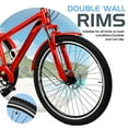 thumbnail image 6 of MOPHOTO Mountain Tricycle 24" 7 Speed MTB, Red Adult Cruiser Trike, Exercise Men's Women's Tricycles, Adult Tricycle, 6 of 8