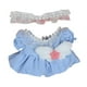 thumbnail image 5 of Vestido de princesa para muñeca de peluche, mono de muñeca, falda con mangas abullonadas, crea tus propias muñecas azul, 5 of 9