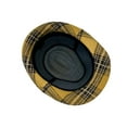 thumbnail image 6 of WITHMOONS Tartan Plaid Check Pattern Fedora Hat Madras Classic Trilby LD61468 (Yellow), 6 of 6