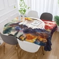 thumbnail image 3 of DEIARA American Flag Eagle Tree Square Tablecloth 54×72in Polyester Fabric Tablecloth Washable Dust Resistant Wrinkle Resistant, 3 of 9