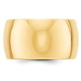 thumbnail image 2 of 14KY 12mm Half Round Band Size 10 in 14k Yellow Gold, 2 of 3