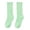 Green, variant on Unisex Kids Sock Mid-Calf Socks with Ruffled Trim Soft, Stretchy Socks for Everyday Wear For Boys & Girls Khaki Size 6-14 Years