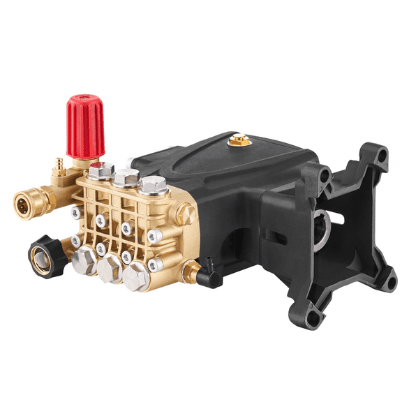 Pressure Washer Pump 1" Shaft Horizontal Triplex Plunger 4000 PSI 4.0GPM