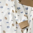 thumbnail image 7 of Emitonse Toddler Girl Clothes Toddler Pajama Set Long Sleeve Top For Toddlers Brown,Size 1-2 Years, 7 of 7