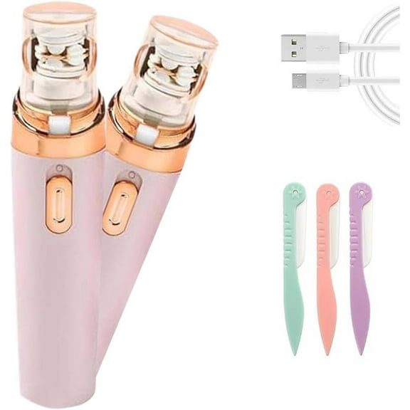 Women Face Epilator, Waterproof Epilator, 2-in-1 Rechargeable Facial Hair Removal for Women, Eyebrow Trimmers, Beauty Removal for Woman