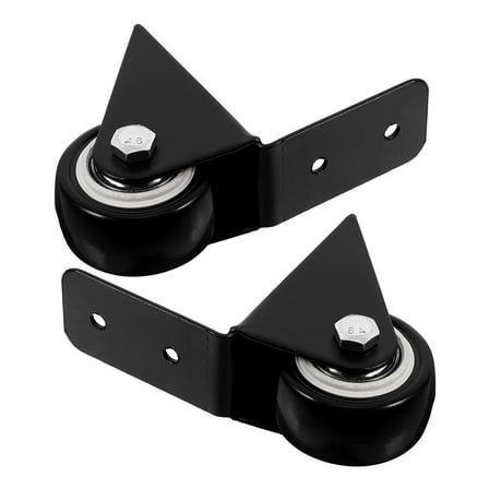 Masteelf 2-Pack Heavy Duty Swivel Cabinet Caster Wheels Replacement for Dresser Drawers Smooth Rolling Universal Fit