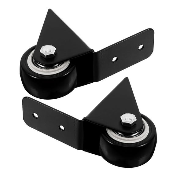 Masteelf 2-Pack Heavy Duty Swivel Cabinet Caster Wheels Replacement for Dresser Drawers Smooth Rolling Universal Fit