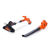 20V MAX Lithium-Ion 10 in. Cordless String Trimmer/Edger and Sweeper Combo Kit (1.5 Ah)