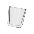 thumbnail image 4 of Vaso de vidrio aislante de doble pared, transparente, resistente al calor, para café 100ml, 4 of 9