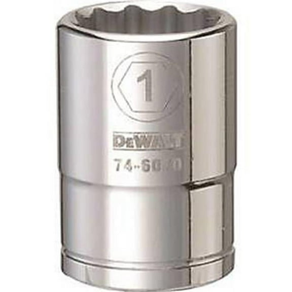 Stanley Tools 7516545 DWMT74607OSP SAE 0.75 Drive 12 Point Socket, 1 in.