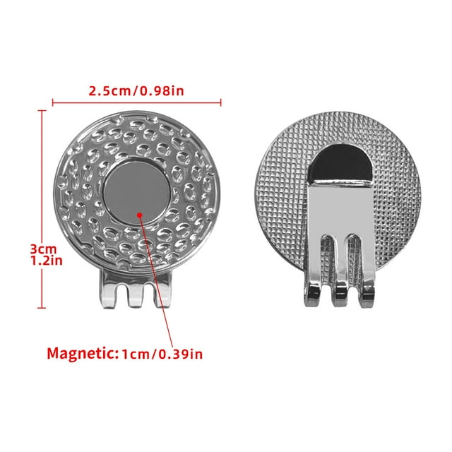 Pack 1 Pcs Golf Hat Clip Magnetic Golf Cap Clips with Magnet Golf Putting Green Accessories For Marker Mark Drop Ship Y-Clip with Magnet