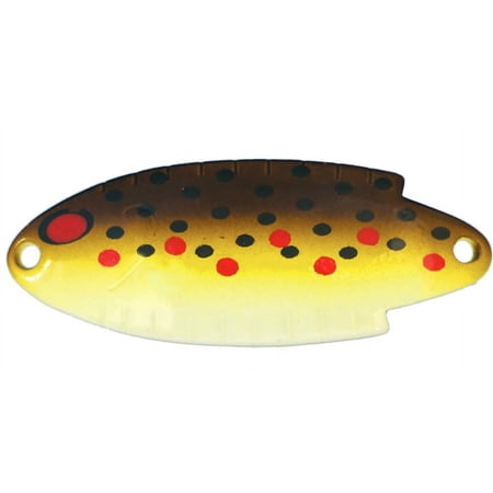 UPC: 0013921111519 | Thomas Buoyant Minnow Wobbler Spoon Freshwater Fishing Lure Brown Trout 1 3/4 1/4 oz. Fishing Spoons