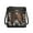 Black-Basset Hound, variant on Tiger Print Women Satchel Bag Leather Crossbody Shoulder Handbag Hobo Purse with Adjustable Strap, Portable Cross Body Purse for Travel Shopping Work, White