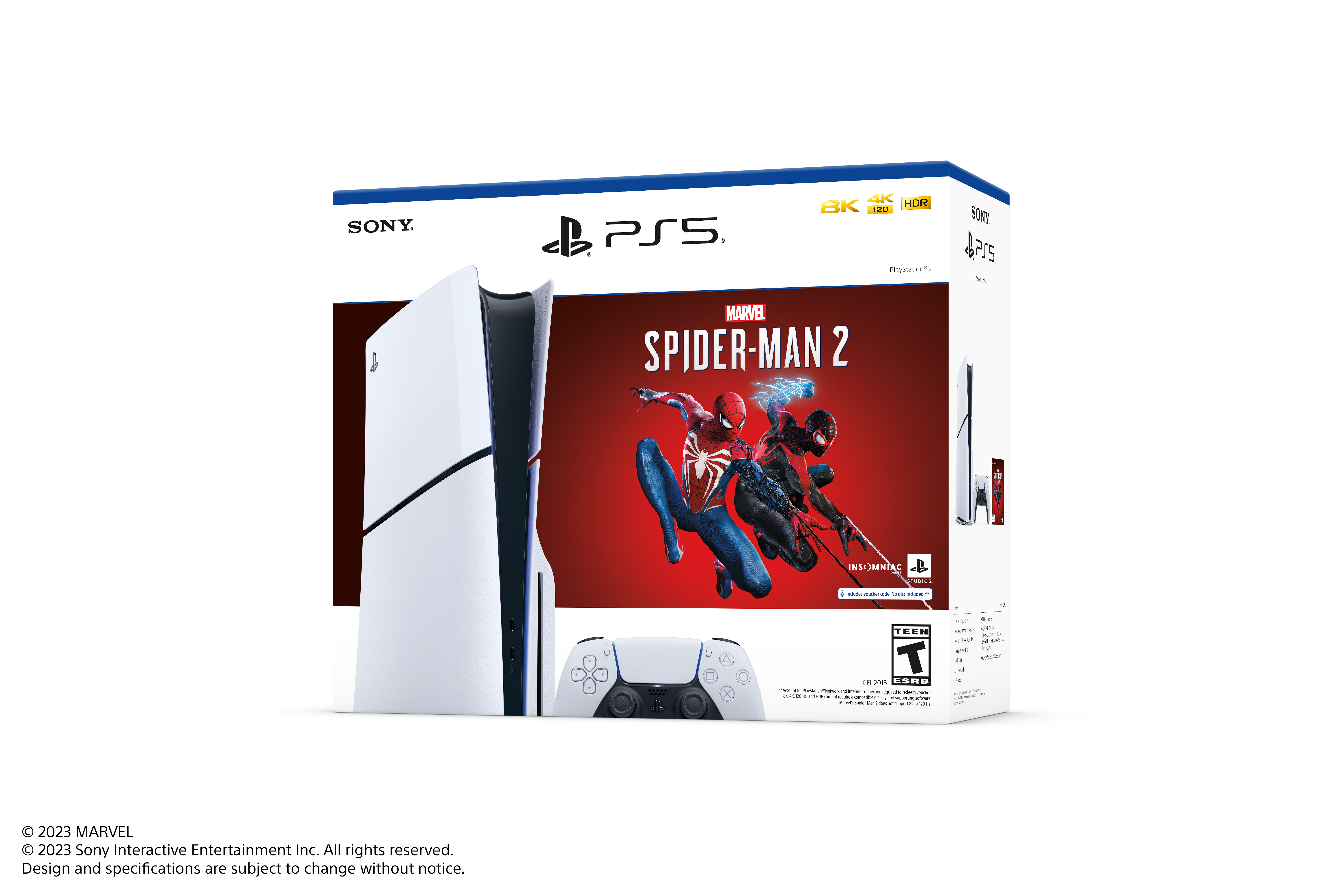 PlayStation 5 Disc Console Slim - Marvel's Spider-Man 2 Bundle