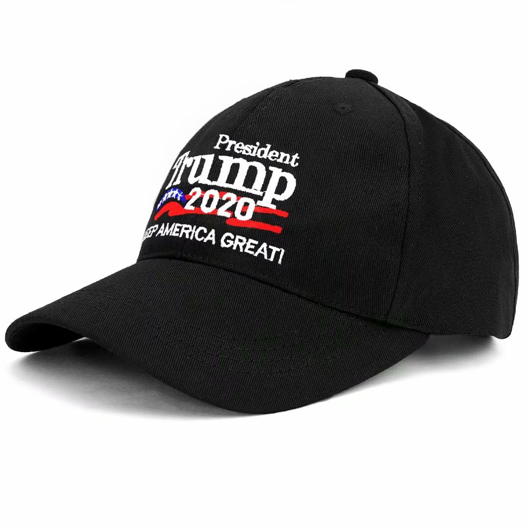 Trump 2020 baseball cap with Trump signature on Bill New Awesome Great Black 