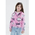 thumbnail image 2 of Hello Kitty Half Zip Woobie Sweatshirt Toddler to Big Kid, 2 of 5