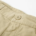 thumbnail image 5 of Turilly Men's Shorts Summer Outdoors Casual Solid Color Button Multi-pocket Sport Shorts Pants, 5 of 9